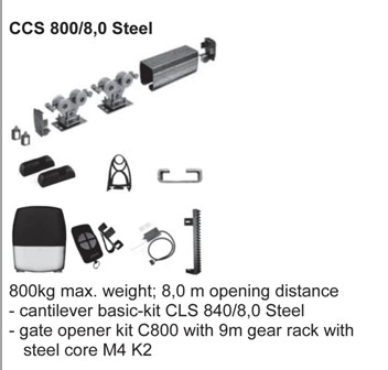CCS 800/8,0 Steel CCS 800/8,0 Steel