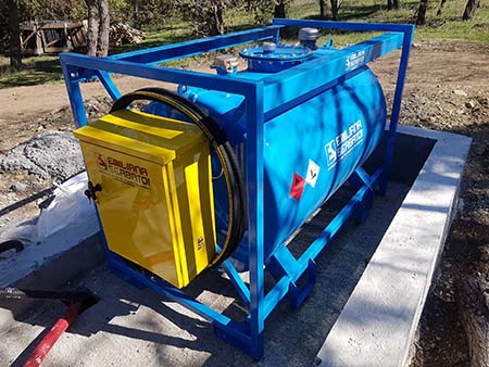 910 litre tank