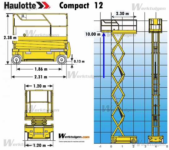 Haulotte compact 12 Electric